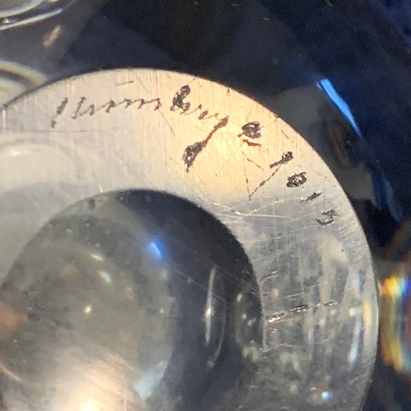 Clear Glass Bubble Vase - Picture 4 of 8